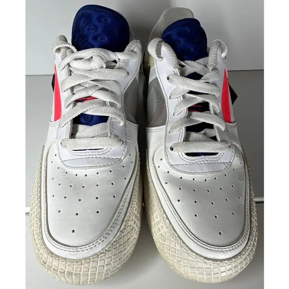 Nike Air Force 1 Low Drop Type Sneakers White Size 6Y W 7.5 M 6 Leather BQ4793